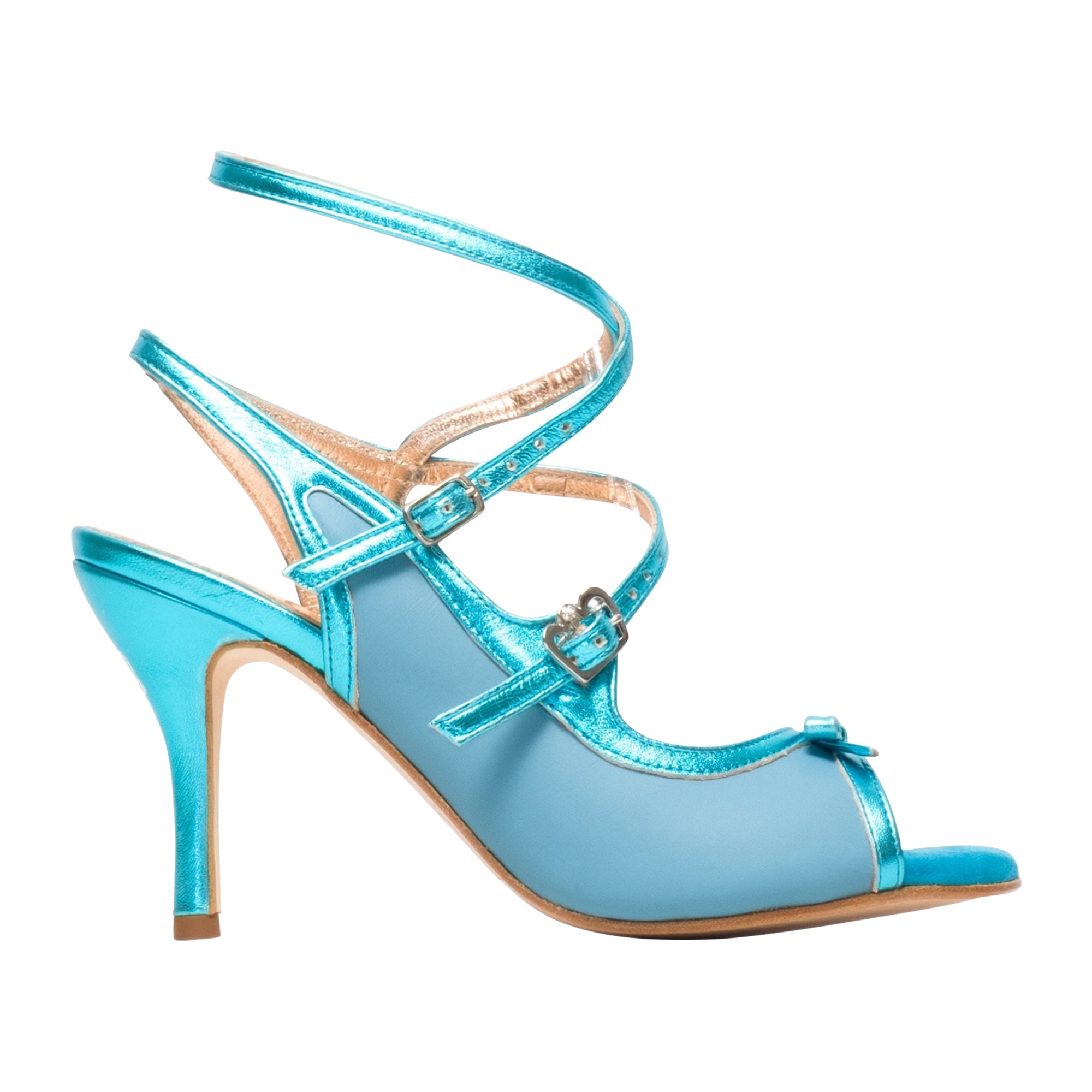 Size 9 - Pigalle in Turquoise Leather - Regina