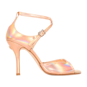Size 6 - Buenos Aires in Holographic Rose Gold - Regina
