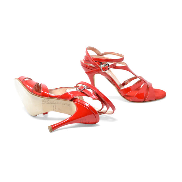 Size 8 - Recoleta Twins in Red Patent Leather - Regina