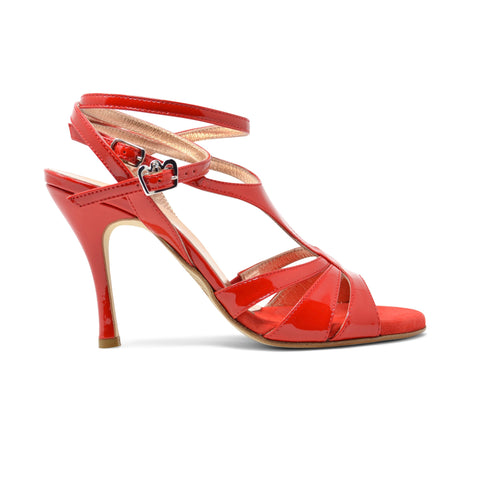 Size 7 - Recoleta Twins in Red Patent Leather - Regina